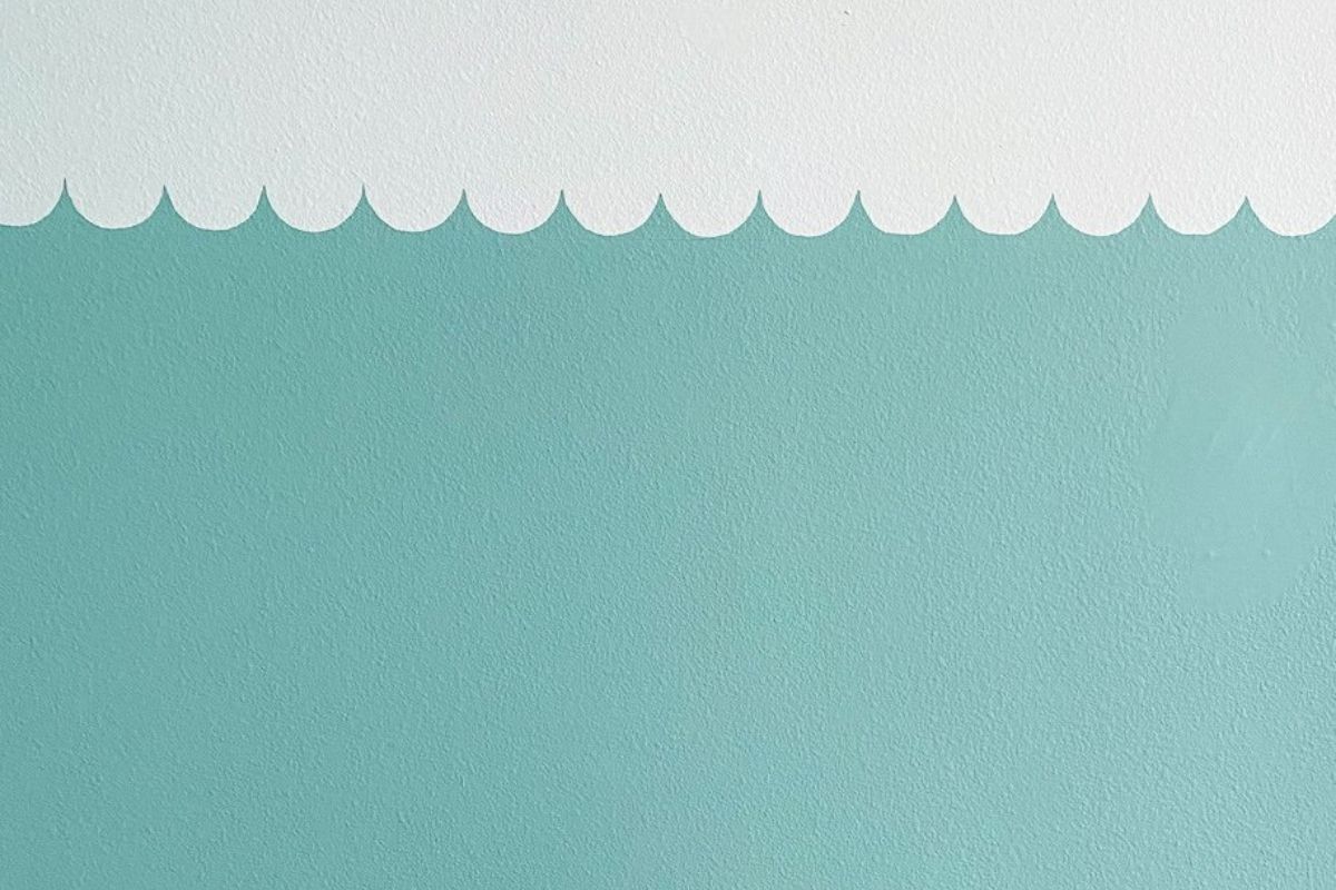 How to Paint a Scalloped Wall