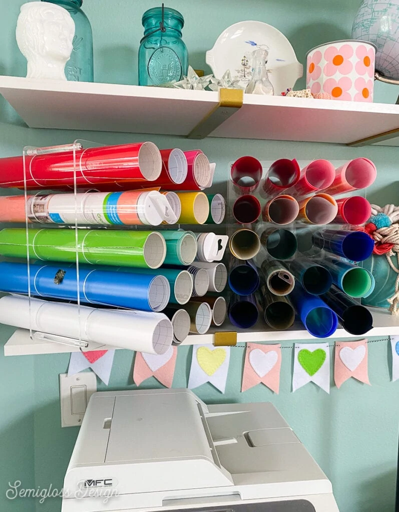 cricut vinyl storage