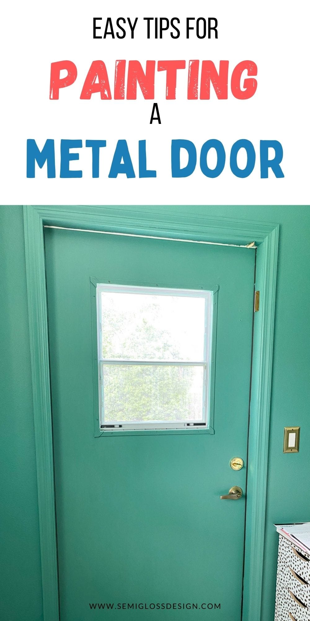 How to Paint Metal Doors Semigloss Design