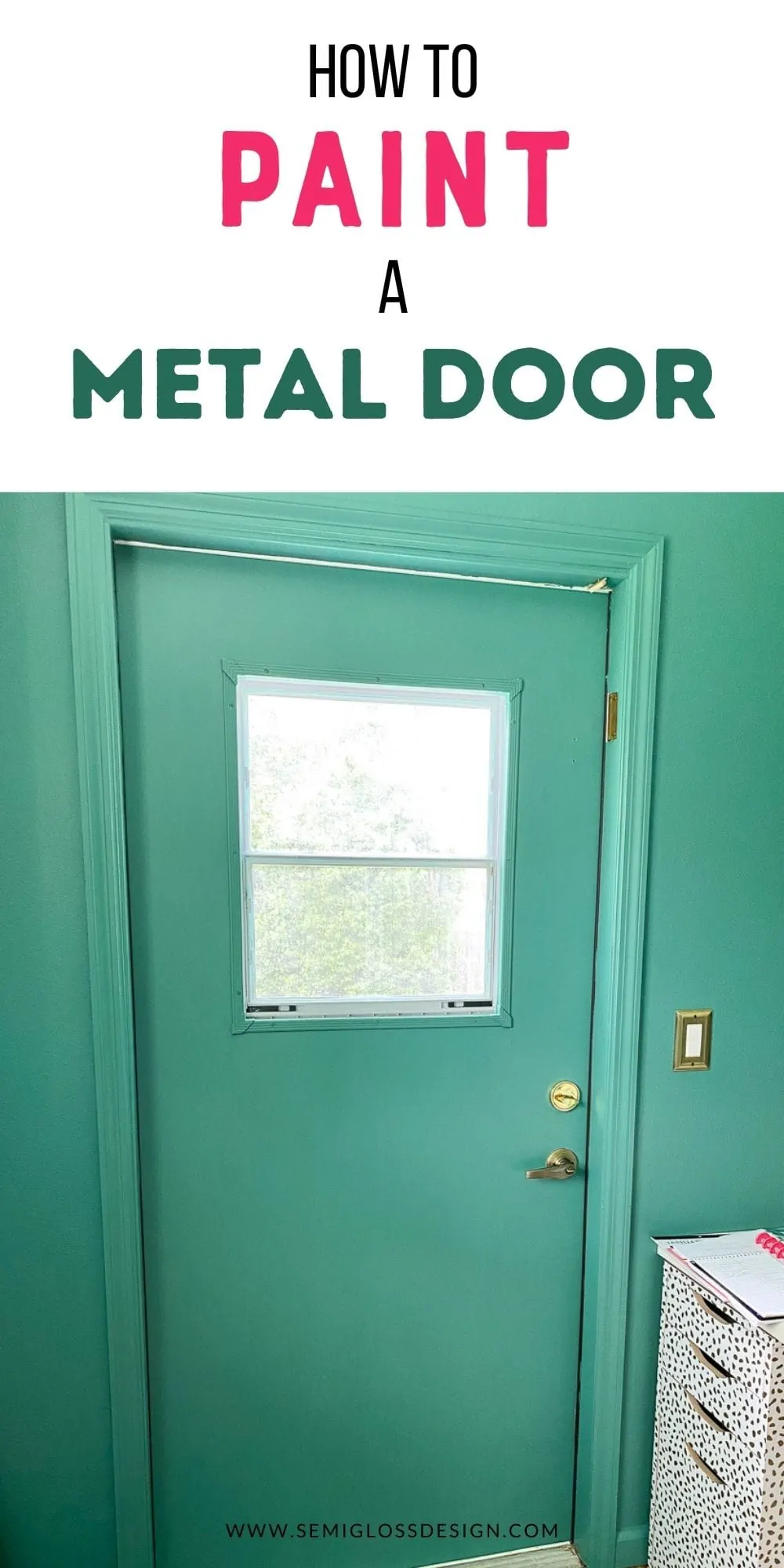 How to Paint Metal Doors