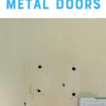 screw holes in metal door