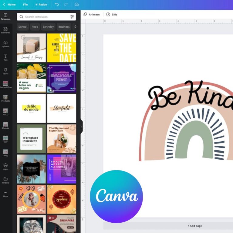 canva screenshot of rainbow svg