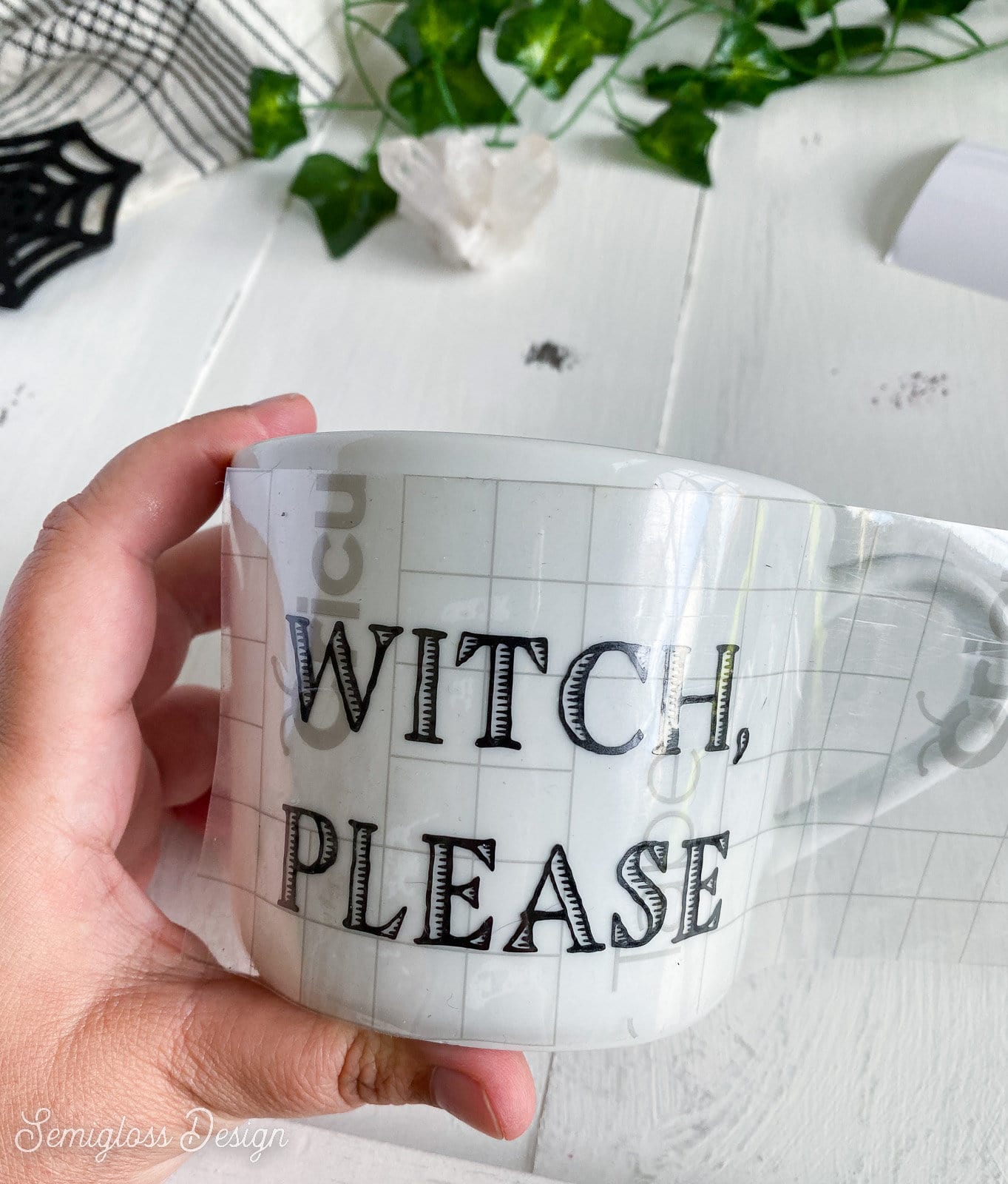 Halloween Witch Cricut Coffee Mugs - Living La Vida Holoka