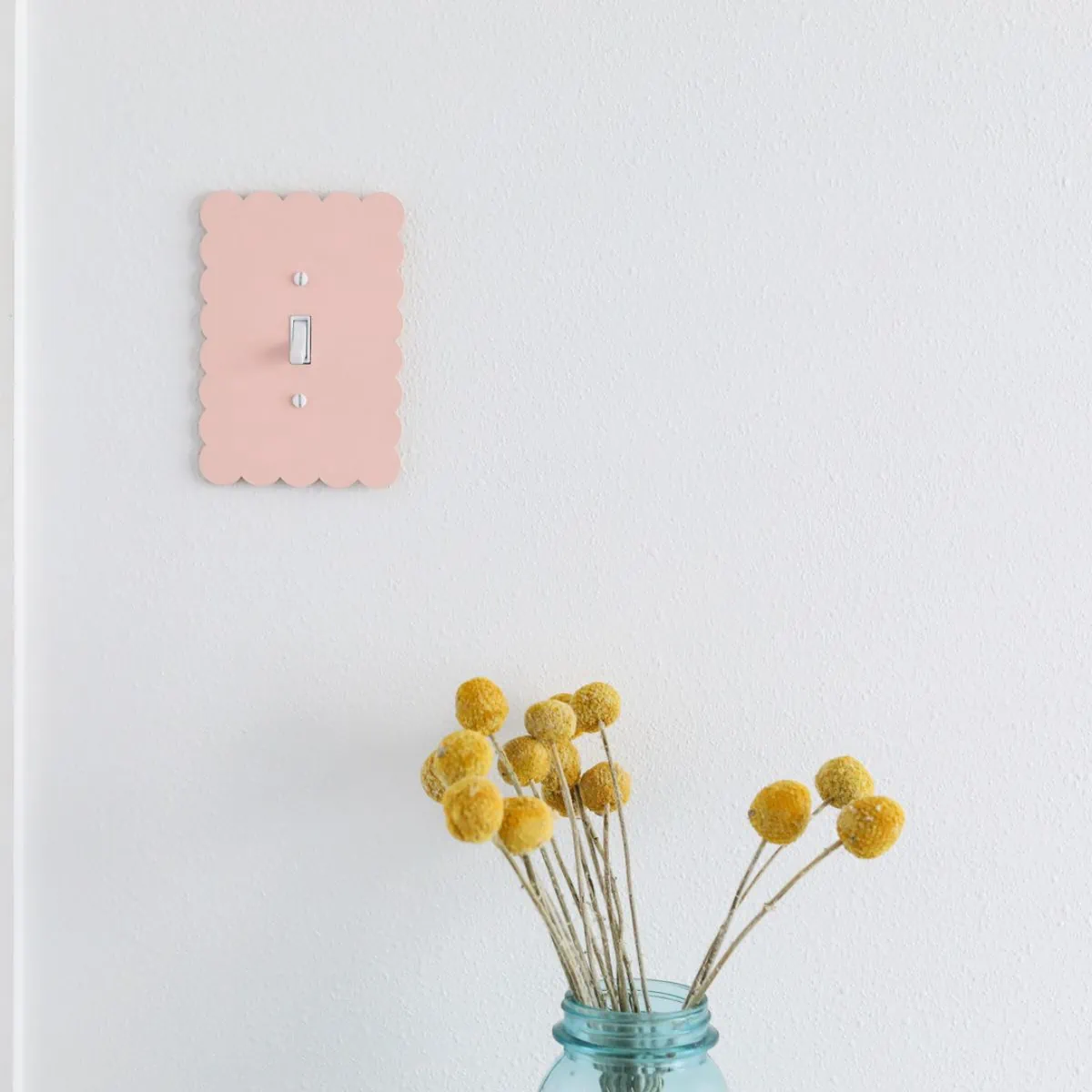 DIY Scalloped Light Switch Cover