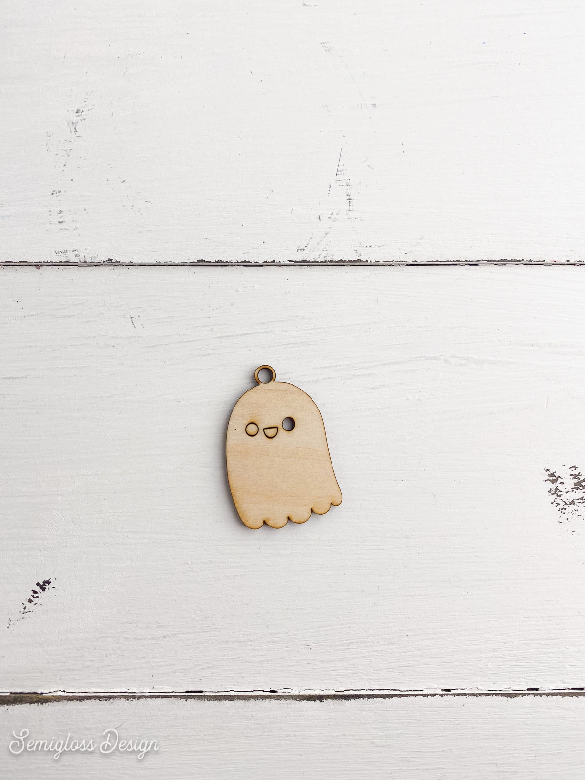 wooden ghost shape