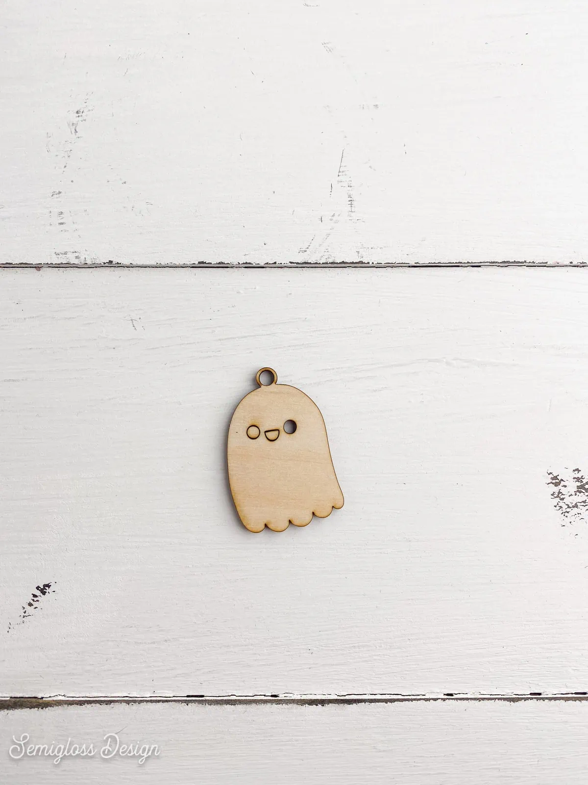 wooden ghost shape