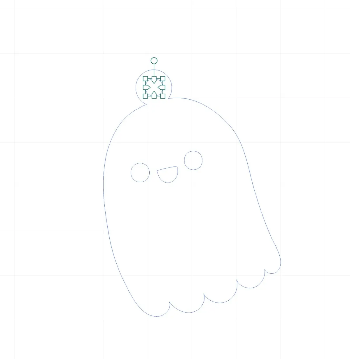 making ghost pendant in XCS