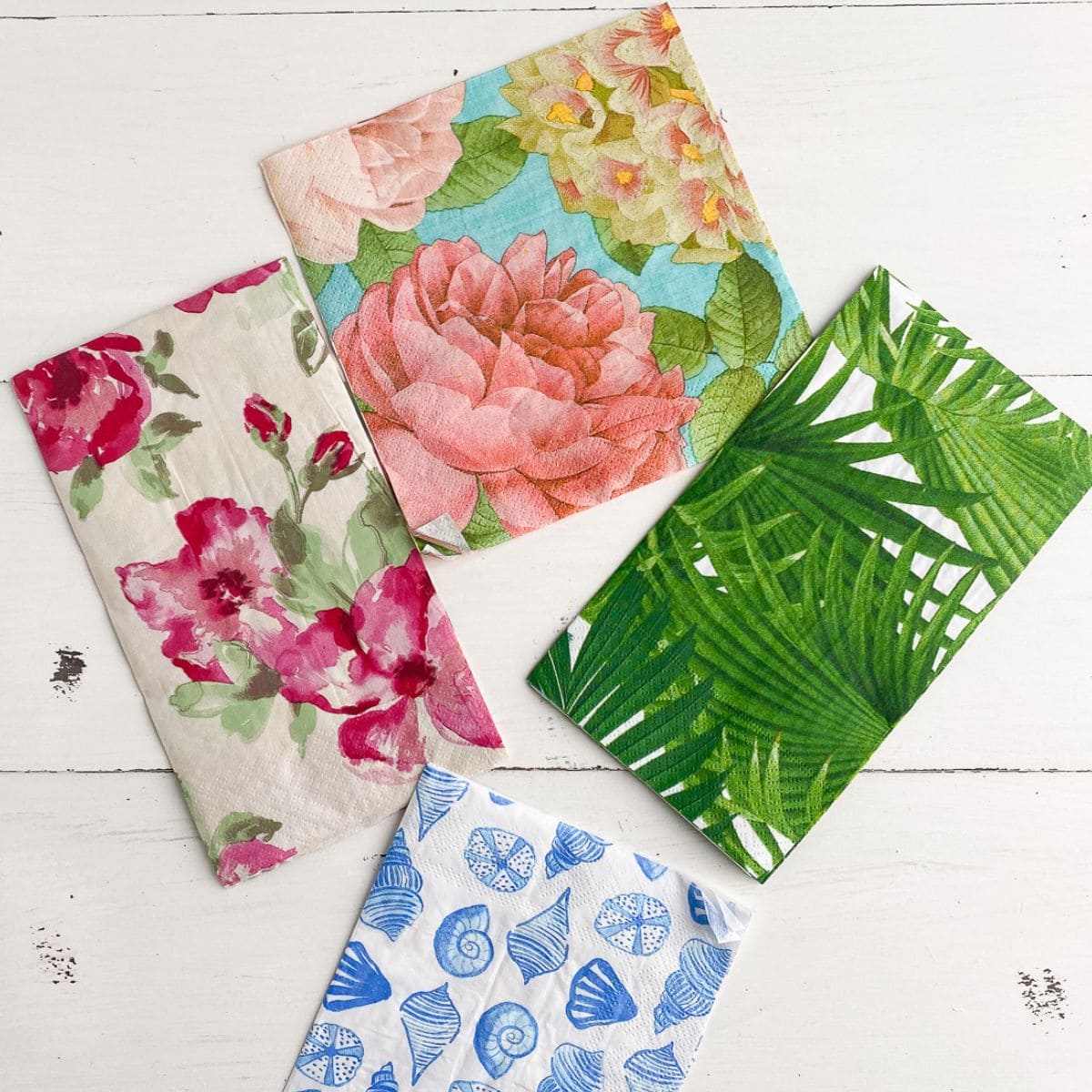 Cute Paper Napkins for Decoupage Crafts - Semigloss Design