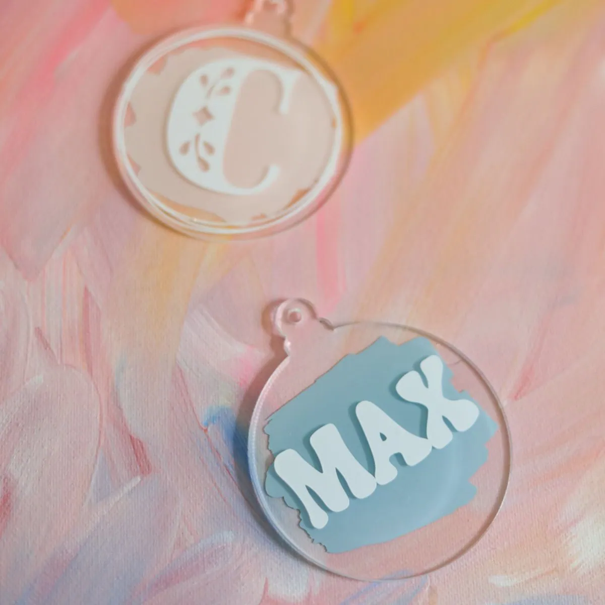Easy to Make Acrylic Ornaments with Vinyl