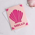 shello card and shell