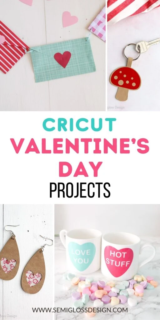 collage of Valentine's day crafts