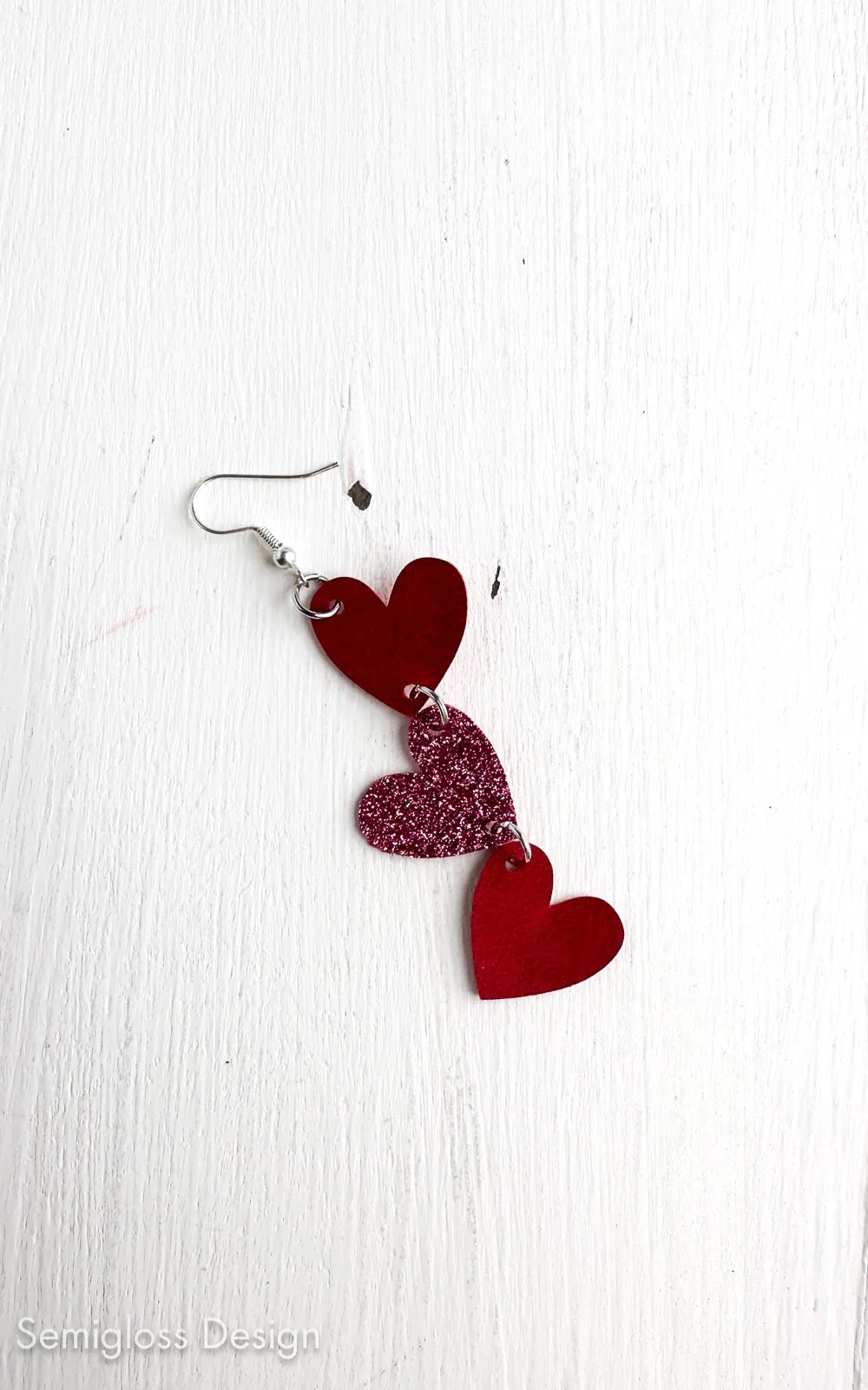 dangling heart earrings