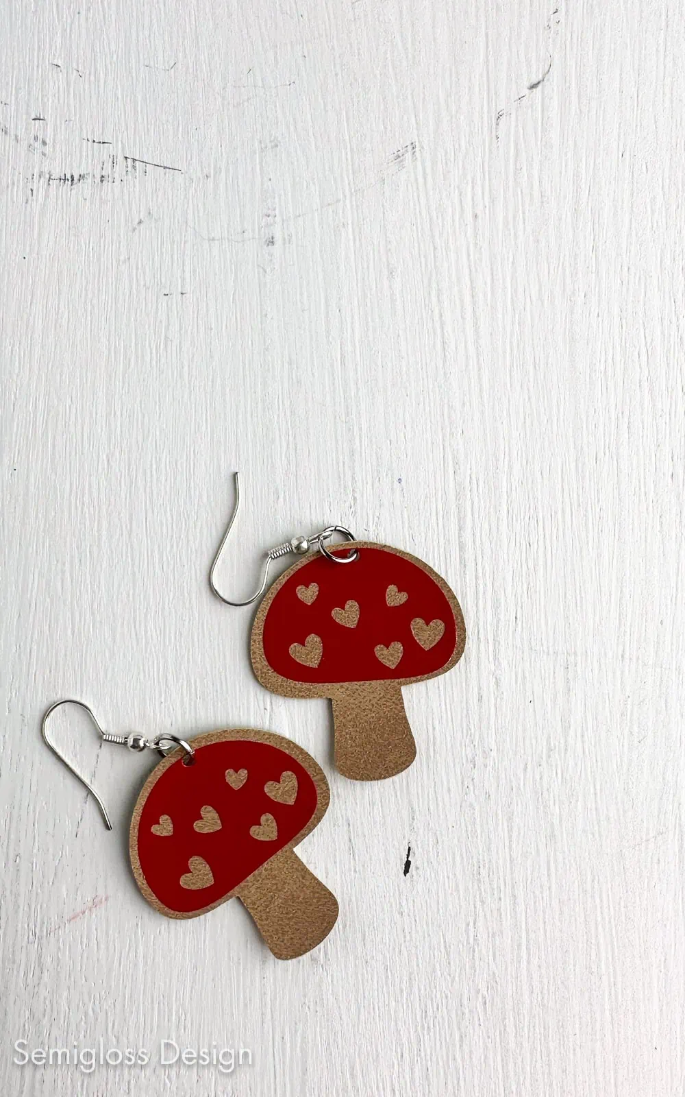 mushroom earrings