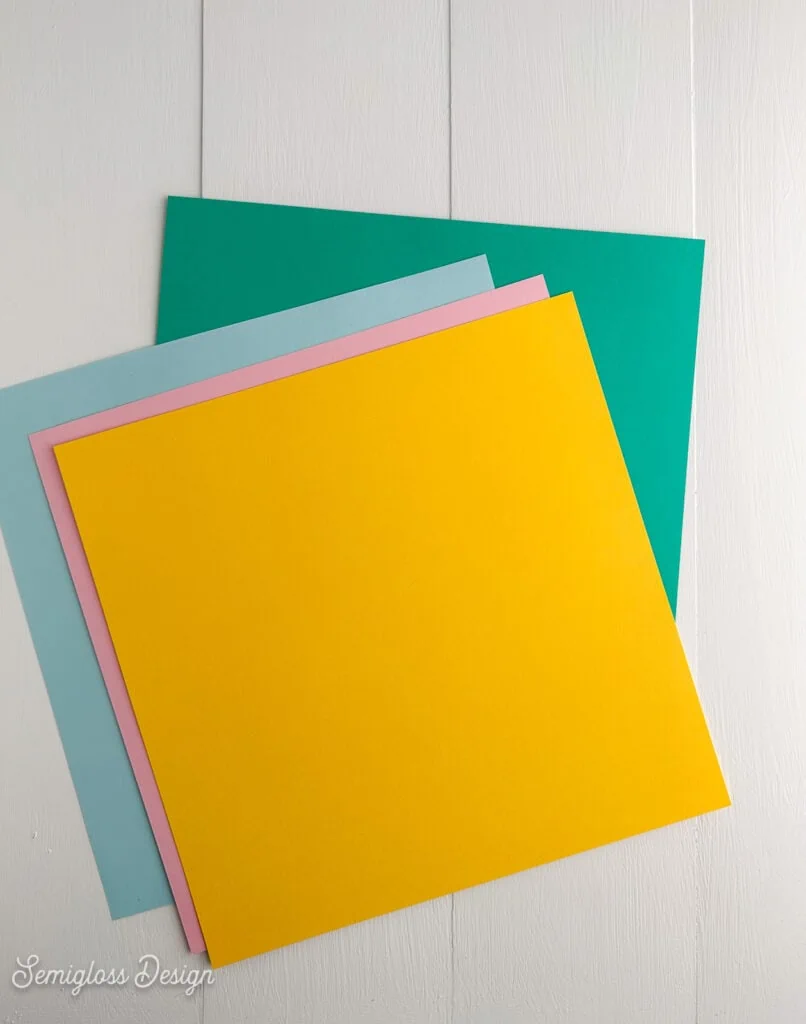 colored cardstock