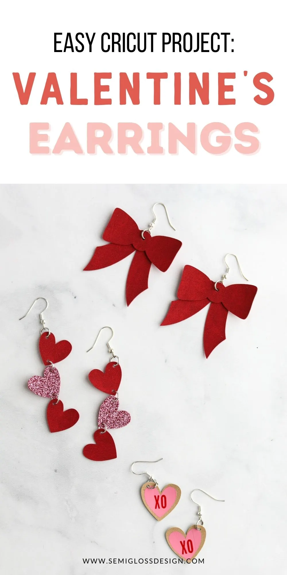 Caiyao 9 Pairs Valentine's Day Faux Leather Earrings India | Ubuy