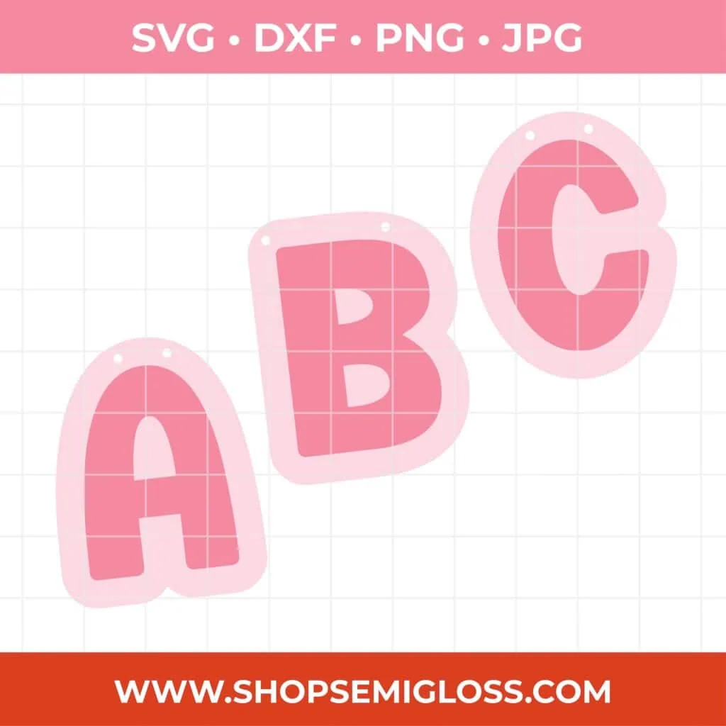 alphabet banner svg listing image