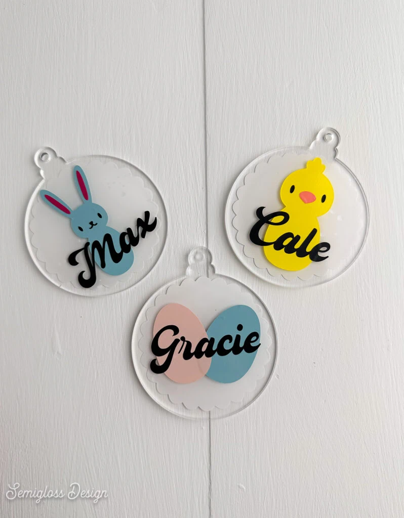 easter basket name tags