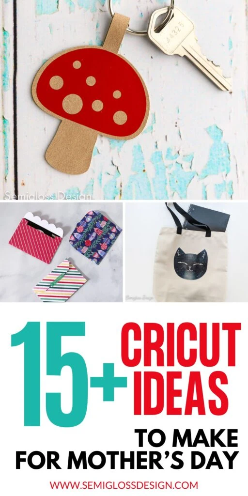 collage of Cricut projects