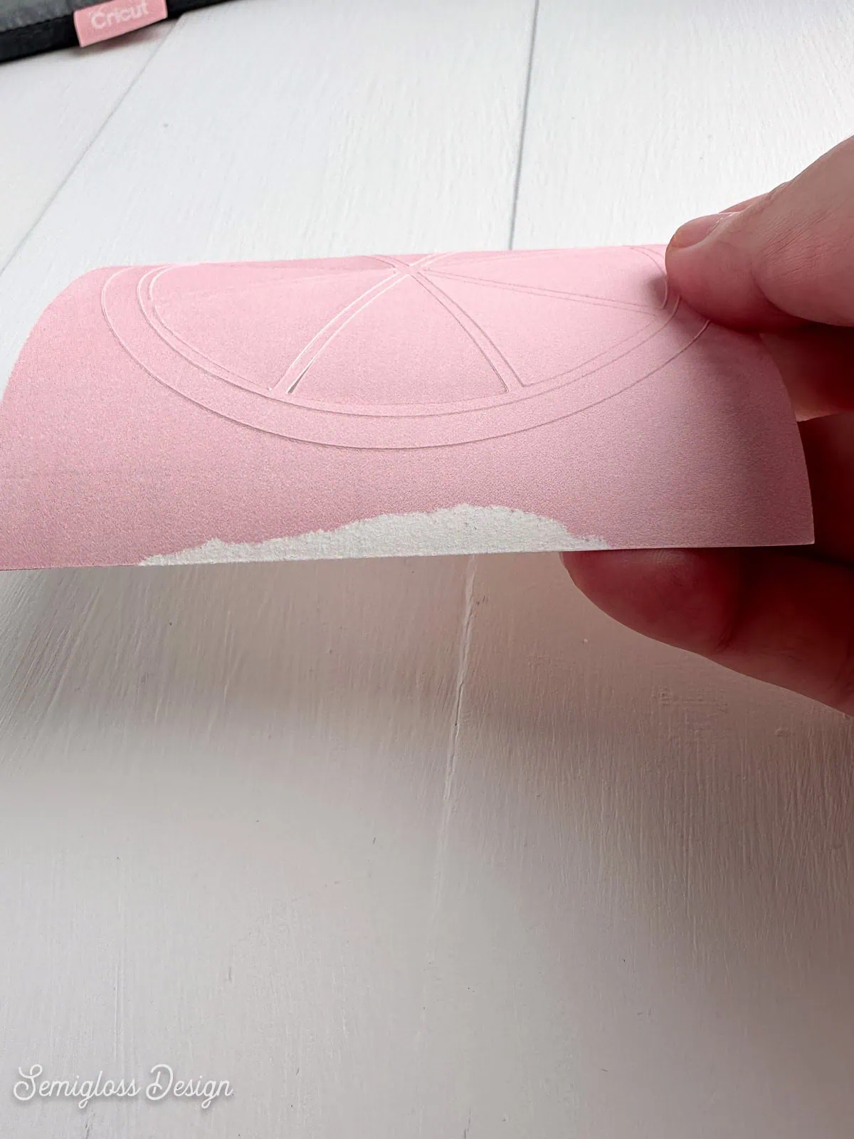 infusible ink sheet ripped by tape