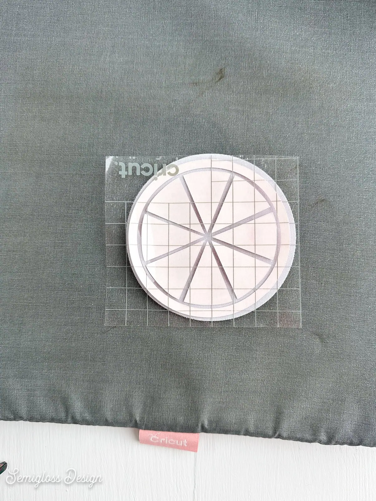 infusible ink design on coaster