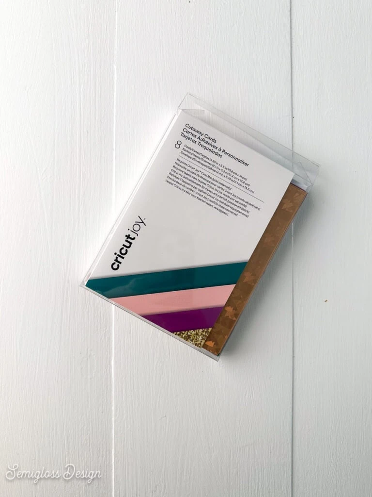 cricut cutaway card set