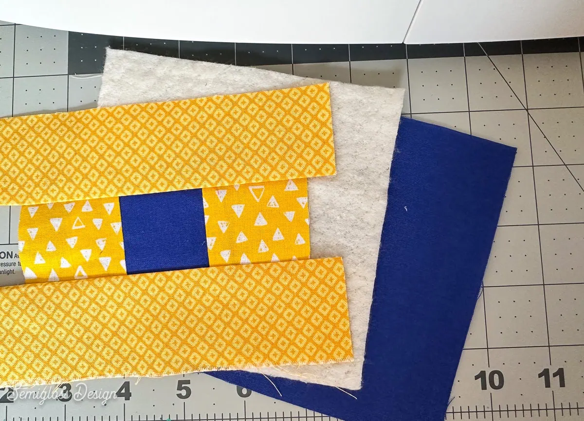 quilted coaster in progress