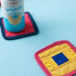 coasters with a soda