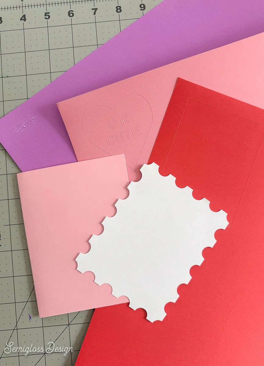 cut out elements for card