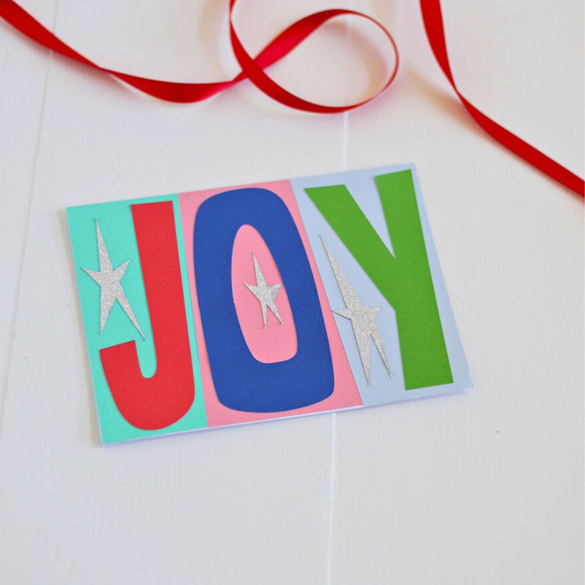 Joy Christmas Card - Semigloss Design