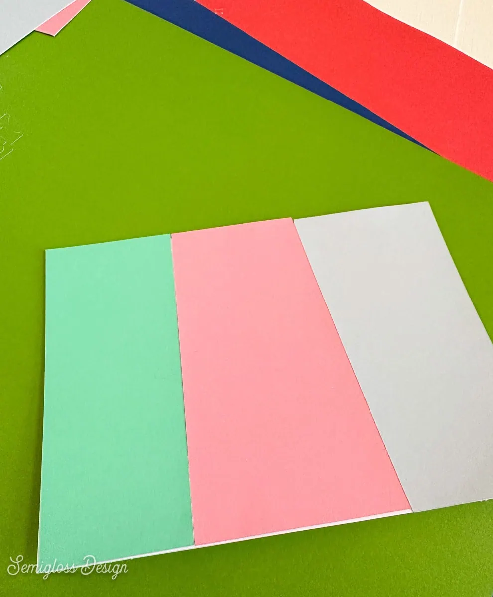 background shapes on card