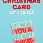 We wish you a merry christmas card