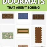 collage of doormats
