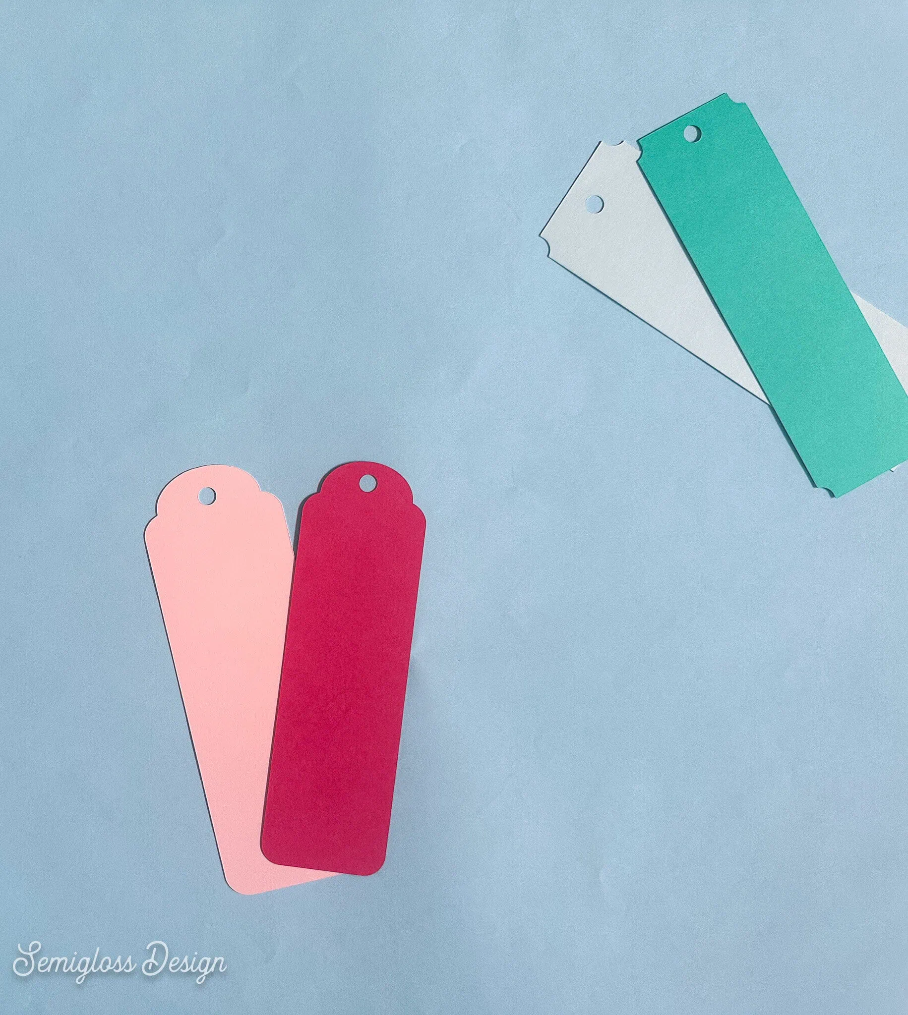 paper bookmarks cut out