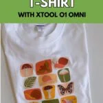 t-shirt with moths, birds, snails, and mushroom image