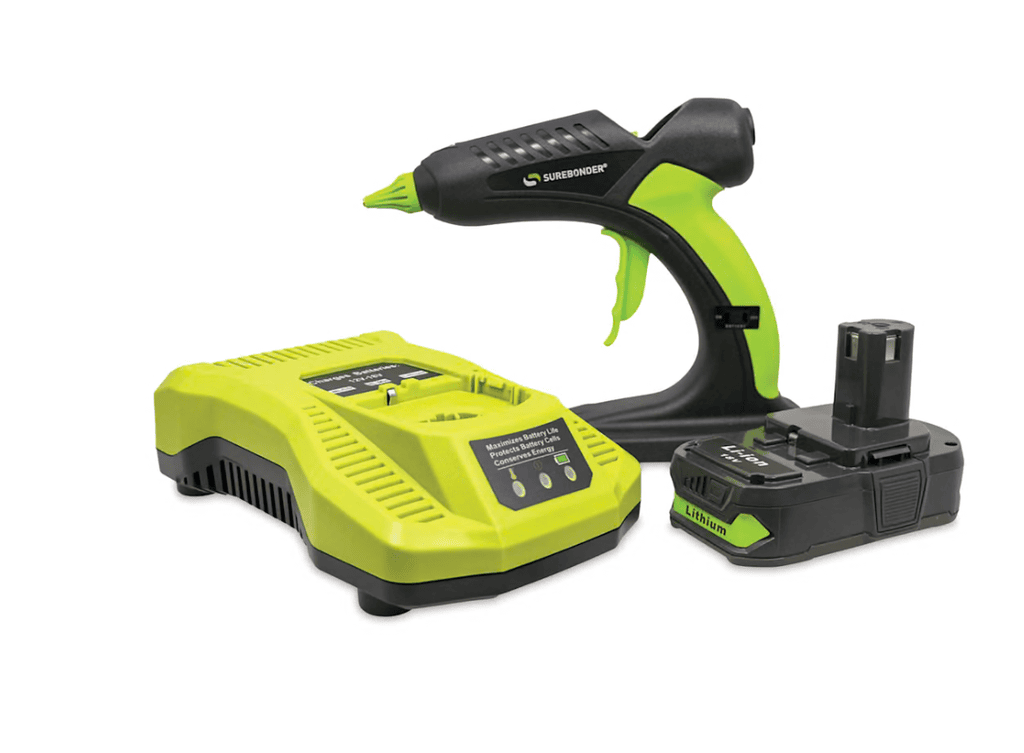 battery powered glue gun