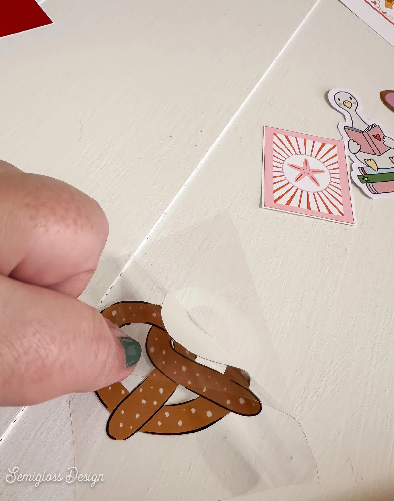applying dtf decal
