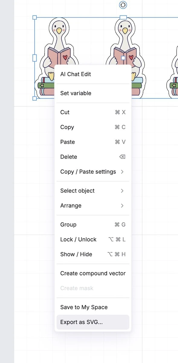 saving image as svg in xtool studio