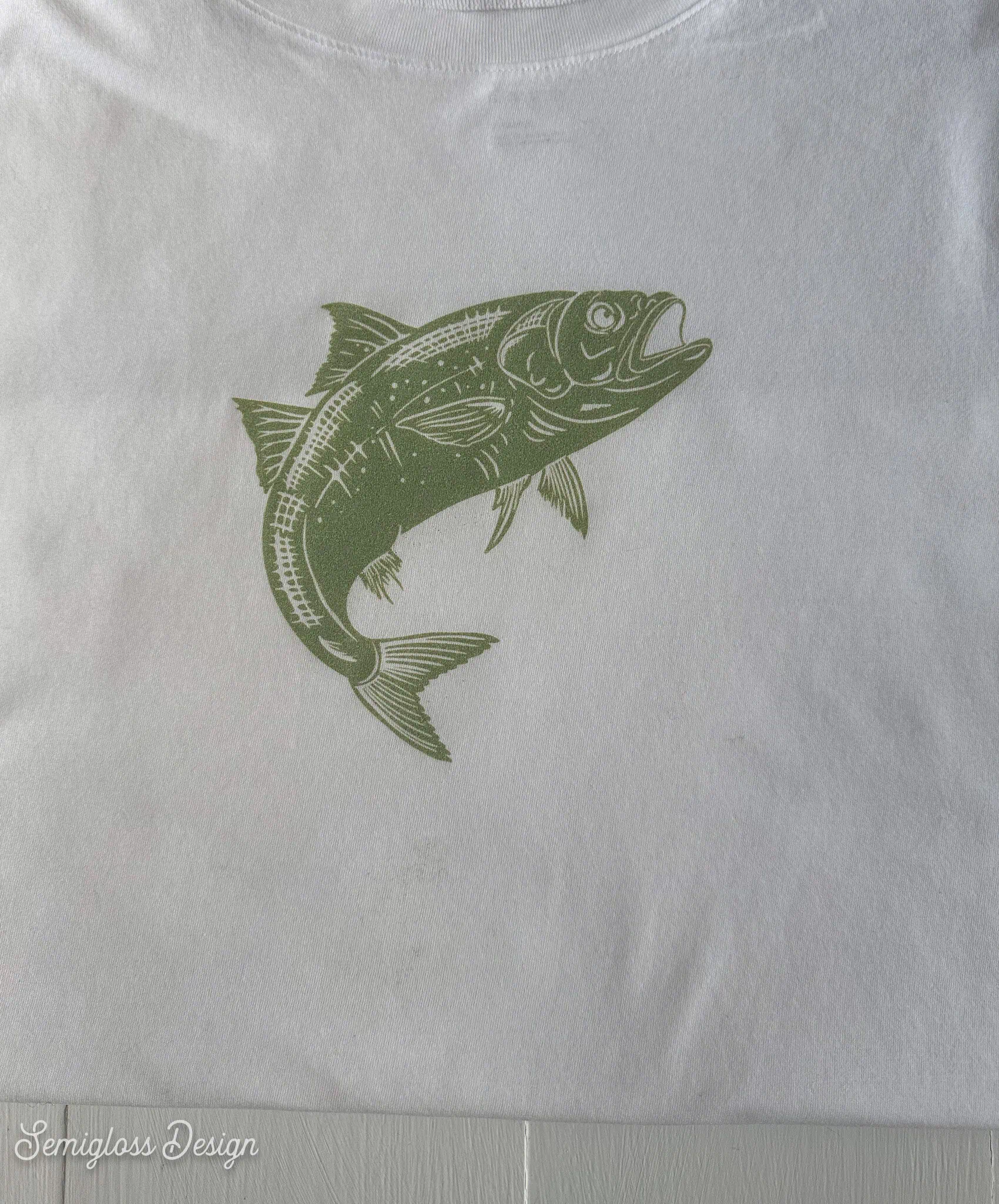 shirt with fish print