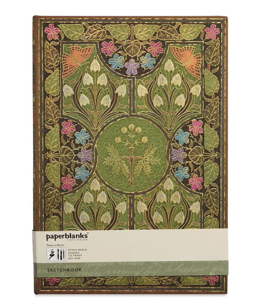 beautiful floral sketchbook